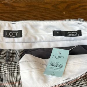 NWT Loft women’s size 4 high waisted trouser pants.